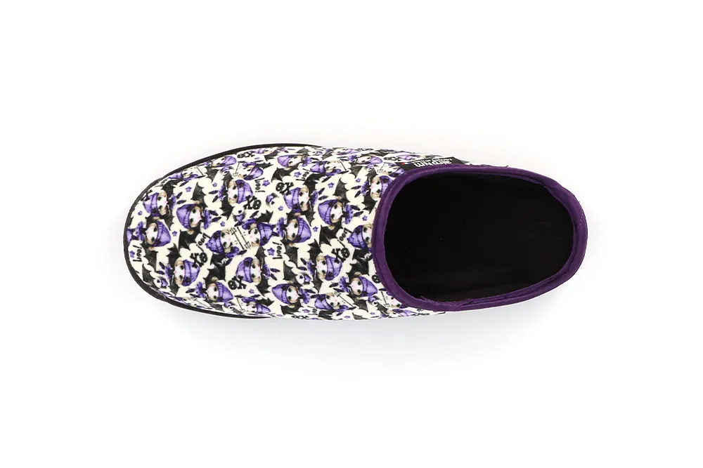 mule feme chauve-souris violette