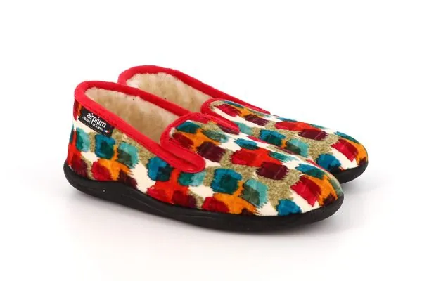 paire de pantoufles colorés idée cadeau