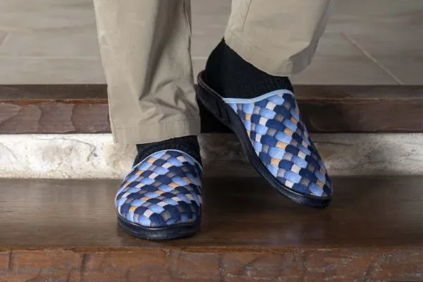 Mule homme bleu Festin