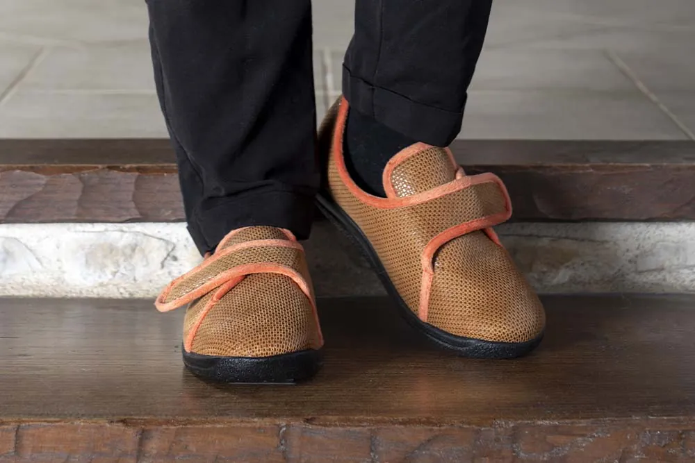 SCRATCH ORANGE PANTOUFLE