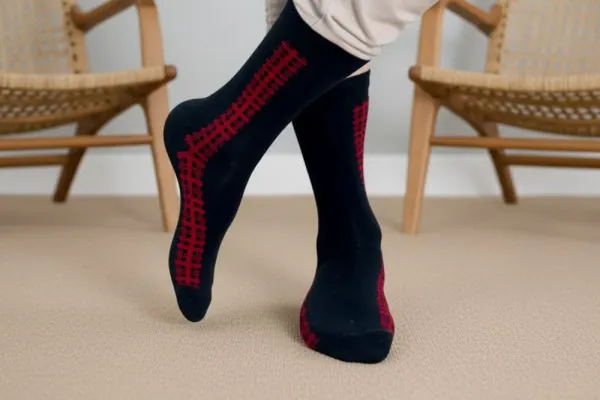 Chaussettes tartan homme femme charentaises HARTAN