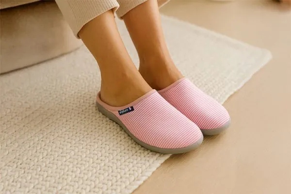 MULE THEROSE ROSE FEMME GRISE